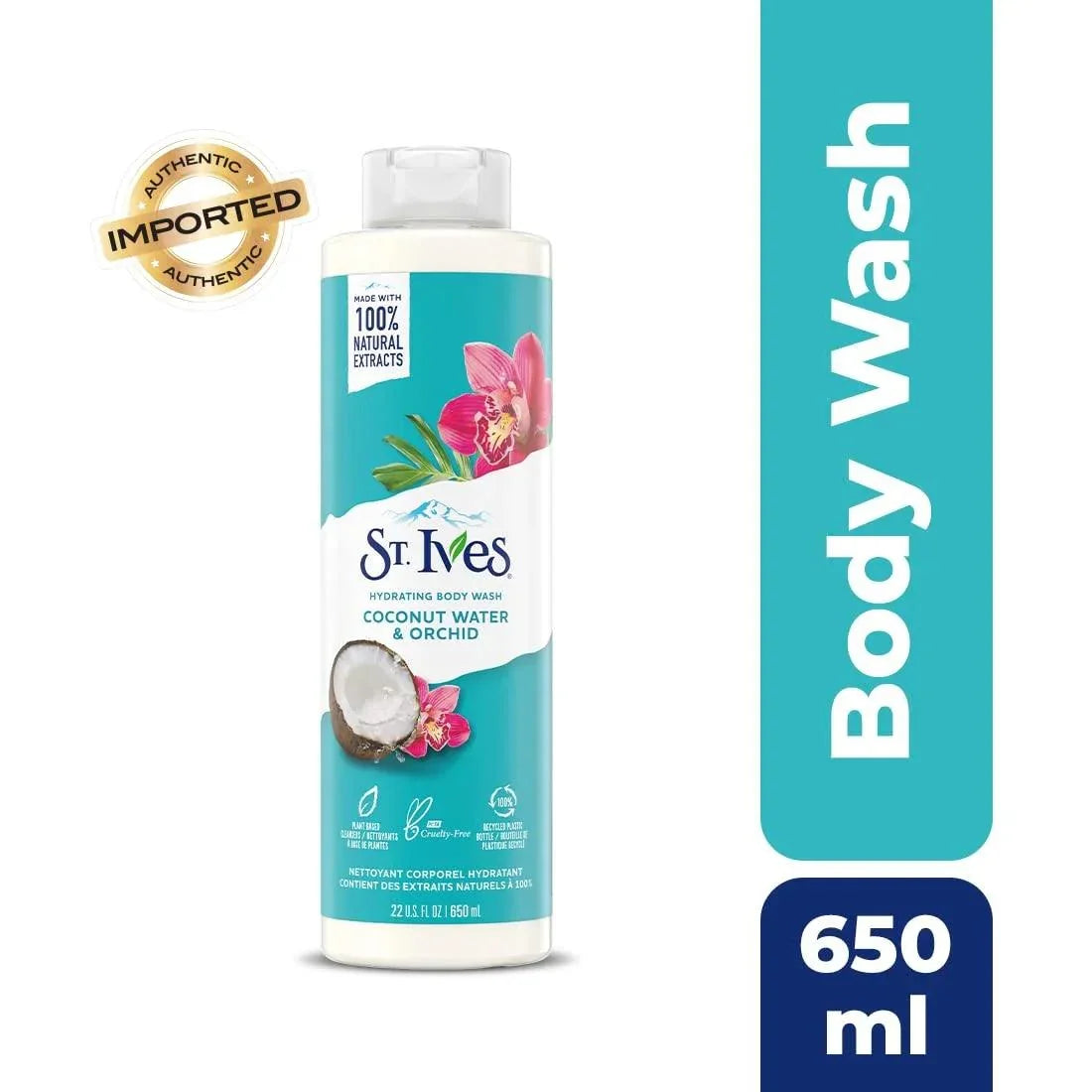 St. Ives Body Wash Coconut Water & Orchid - Buy Online in Pakistan at Cosmia.pk