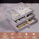 Acrylic Jewelry Organizer With 3 Drawers - Buy Online in Pakistan at Cosmia.pk