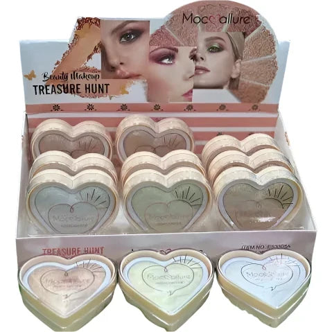 Heart Shaped Makeup Blushing Highlighter - Buy Online in Pakistan at Cosmia.pk