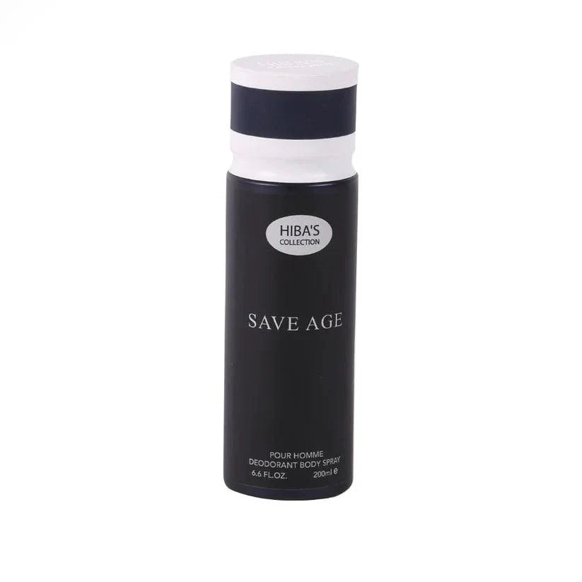 Hiba's Collection Deodorant Save Age Body Spray - 200ml - Buy Online in Pakistan at Cosmia.pk