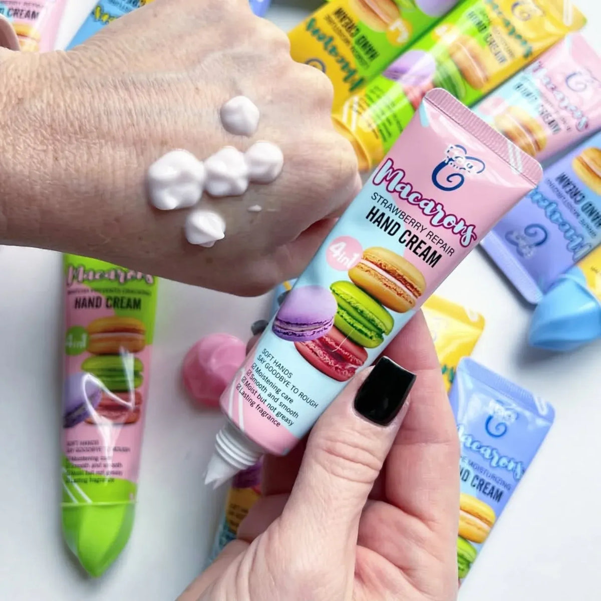 Etacs House Macarons 4 in 1 Hand Cream - 5Pcs - Buy Online in Pakistan at Cosmia.pk