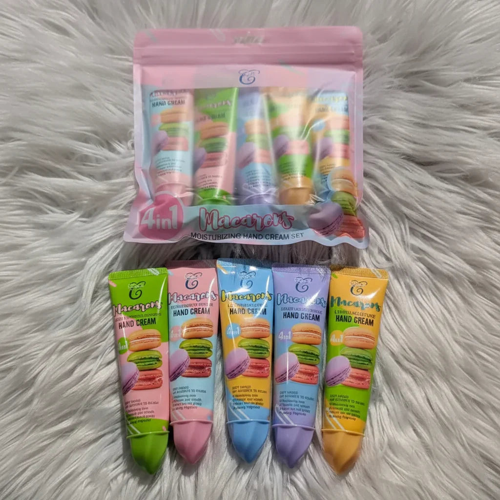 Etacs House Macarons 4 in 1 Hand Cream - 5Pcs - Buy Online in Pakistan at Cosmia.pk