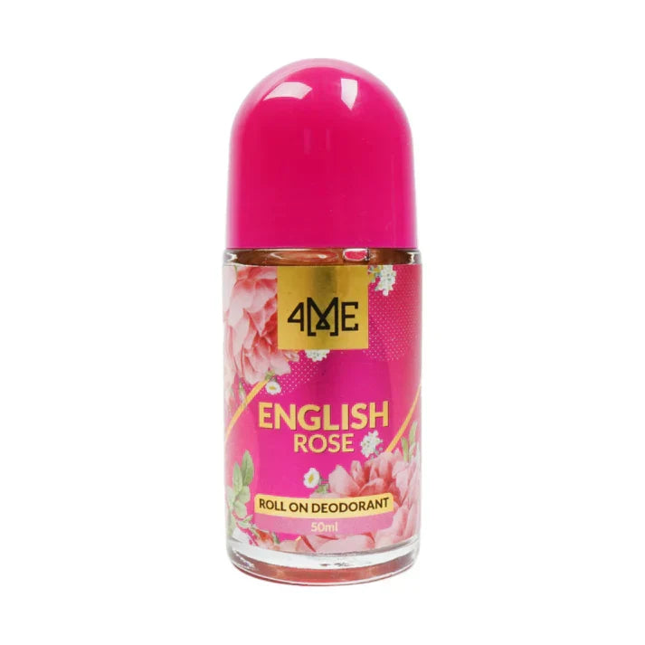 4ME Roll-On Deodorant English Rose – 50ml - Buy Online in Pakistan at Cosmia.pk