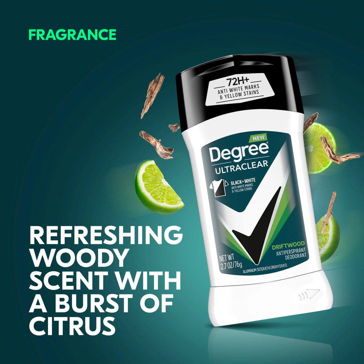 Degree UltraClear Black+White Driftwood Antiperspirant Deodorant - Buy Online in Pakistan at Cosmia.pk