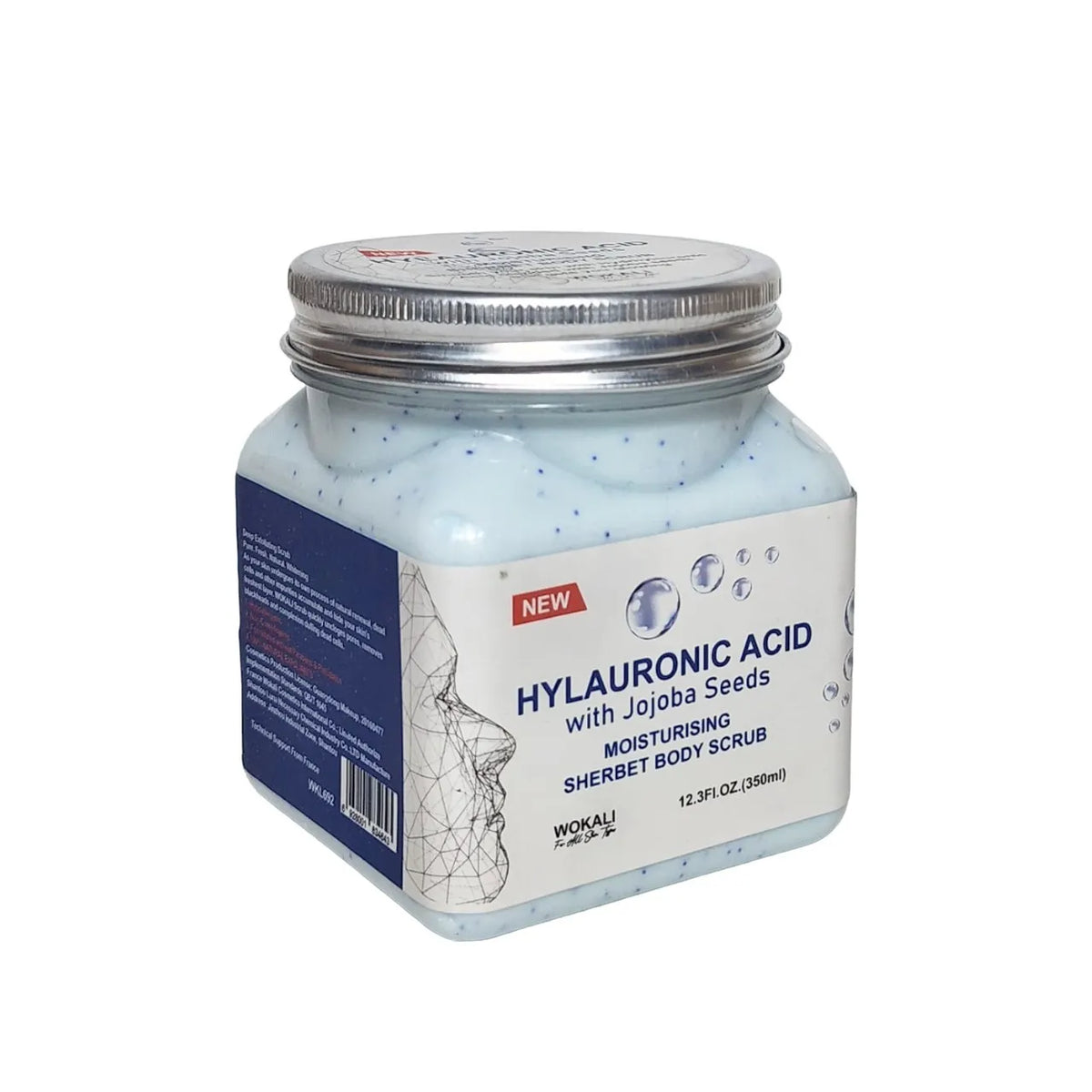 Wokali Hyaluronic Acid Scrub - 350ml - Buy Online in Pakistan at Cosmia.pk