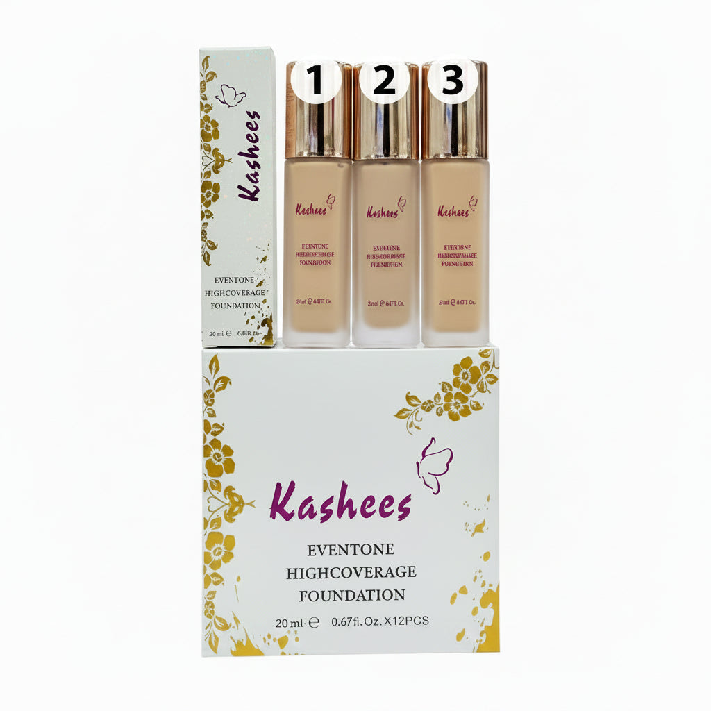 Kashee's Eventone High Coverage Waterproof Foundation 24Hr - 20ml - Buy Online in Pakistan at Cosmia.pk