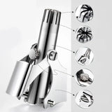 Mini Portable Stainless Steel Manual Nose Hair Trimmer - Buy Online in Pakistan at Cosmia.pk
