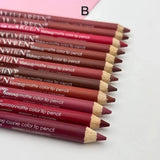 Lareen Makeup Matte Lip Pencil Pack of 12 - Buy Online in Pakistan at Cosmia.pk