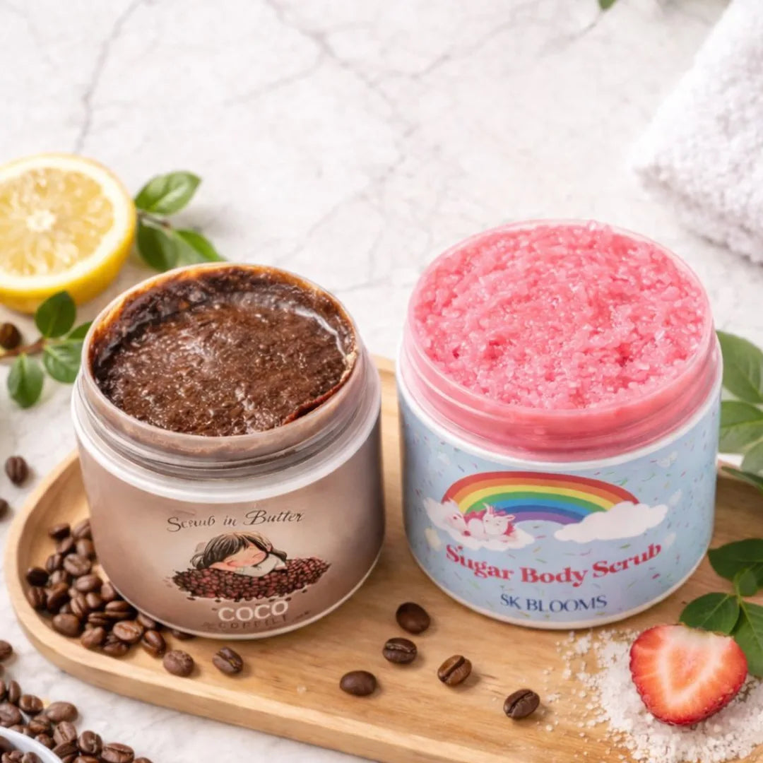 SK Blooms Sugar Body Scrubs - 150ml - Buy Online in Pakistan at Cosmia.pk