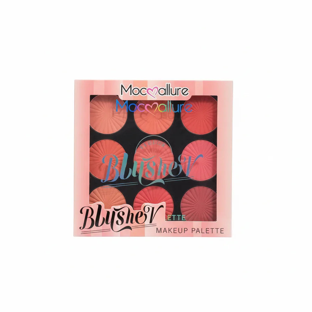Mocallure Blusher Palette - 9 Colors - Buy Online in Pakistan at Cosmia.pk