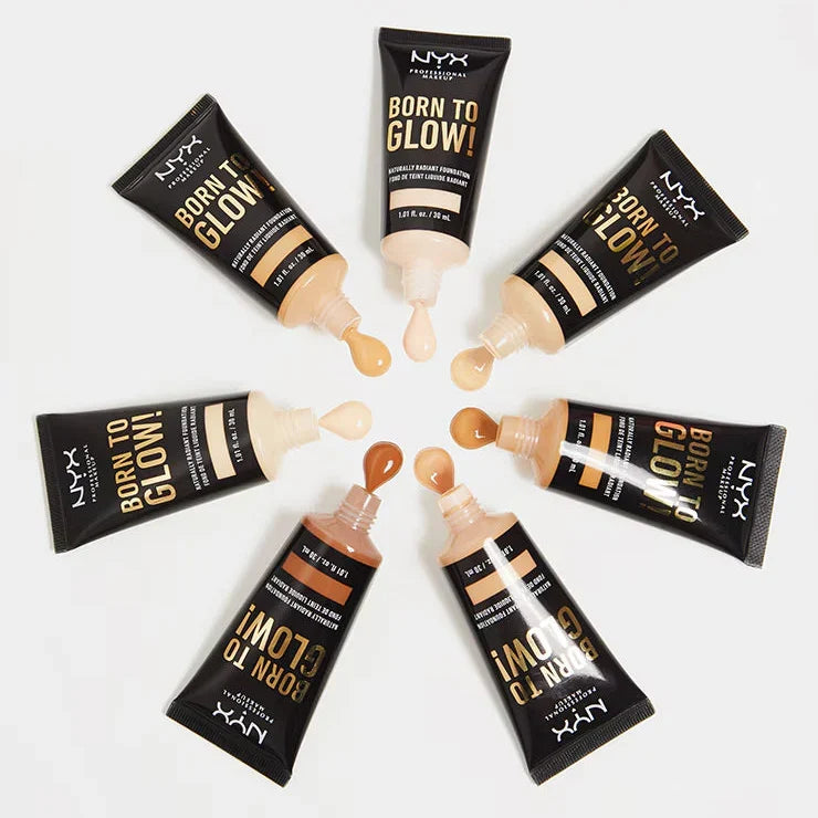 NYX Professional Born To Glow! Naturally Radiant Foundation - 30ml - Buy Online in Pakistan at Cosmia.pk