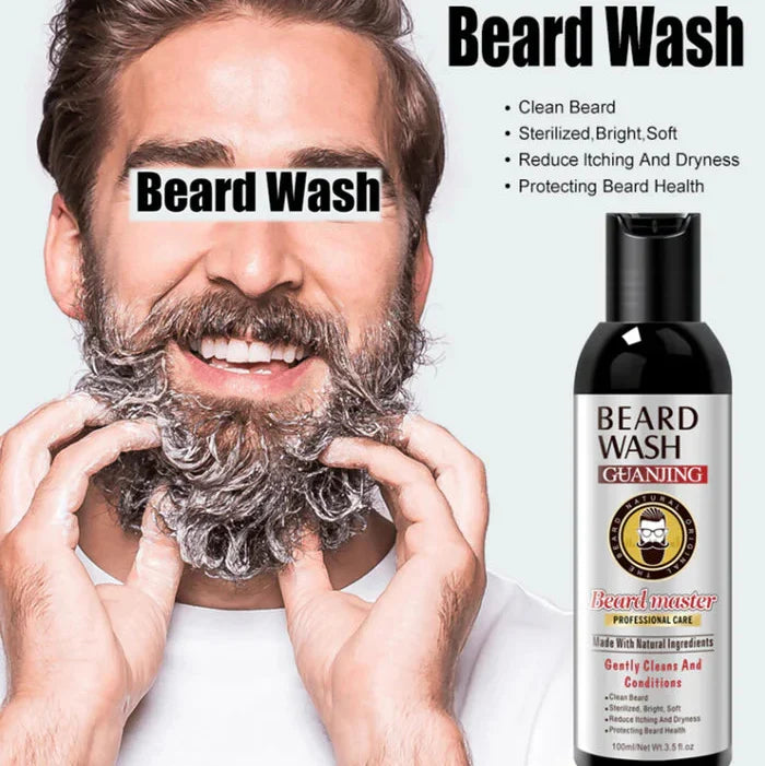 GUANJING Beard Wash Men's Beard Shampoo - 100ml - Buy Online in Pakistan at Cosmia.pk