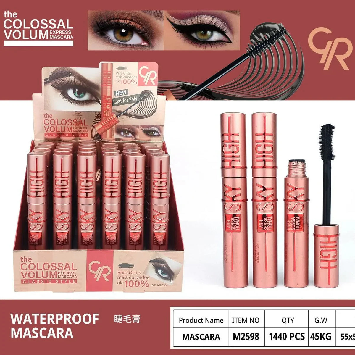 GR Sky High Colossal Volume Express Mascara - Buy Online in Pakistan at Cosmia.pk