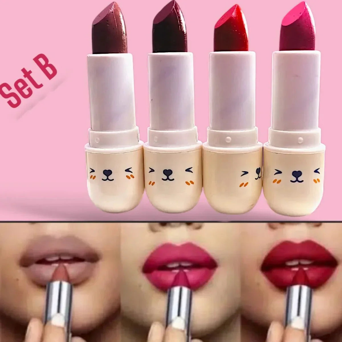 Fit Colors Matte Lipstick 4Pcs - Buy Online in Pakistan at Cosmia.pk