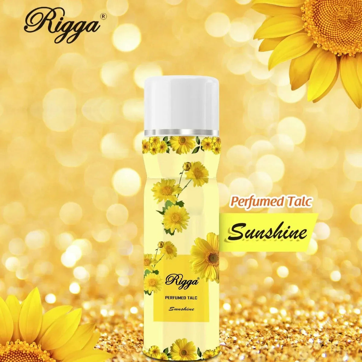 Rigga Yellow Sunshine Talcum Perfume 250g - Buy Online in Pakistan at Cosmia.pk
