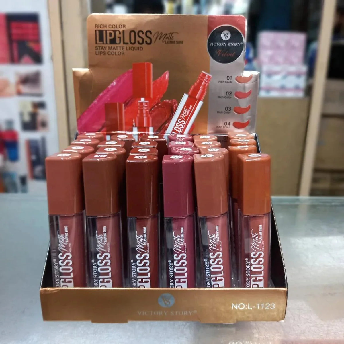 6 Pcs Victory Story Matte Liquid Lip Gloss - Buy Online in Pakistan at Cosmia.pk