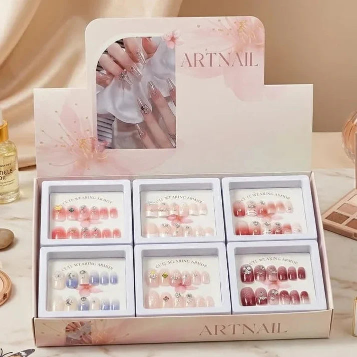 Artnail Luxury Reusable Press-On Nails Set - Buy Online in Pakistan at Cosmia.pk