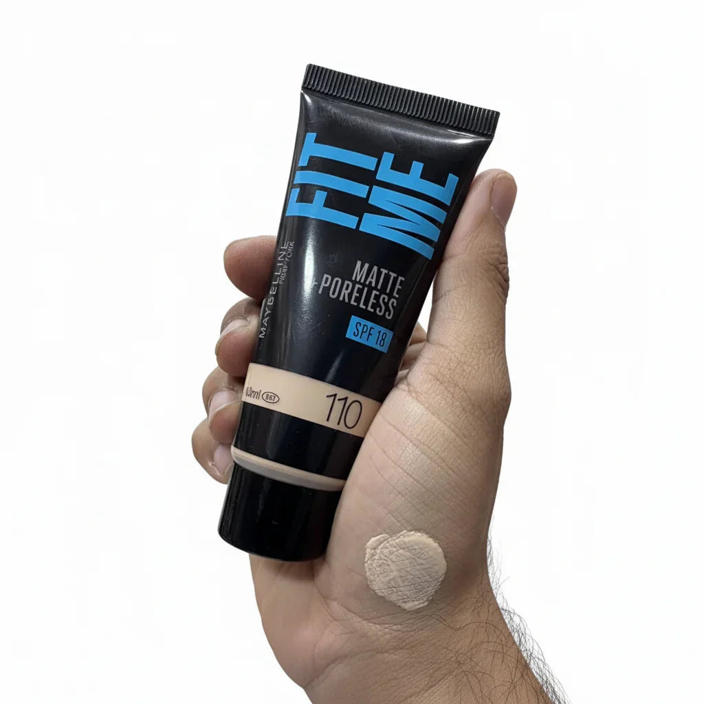 Fitme Foundation Tube Matte + Poreless SPF17 40ml - Buy Online in Pakistan at Cosmia.pk