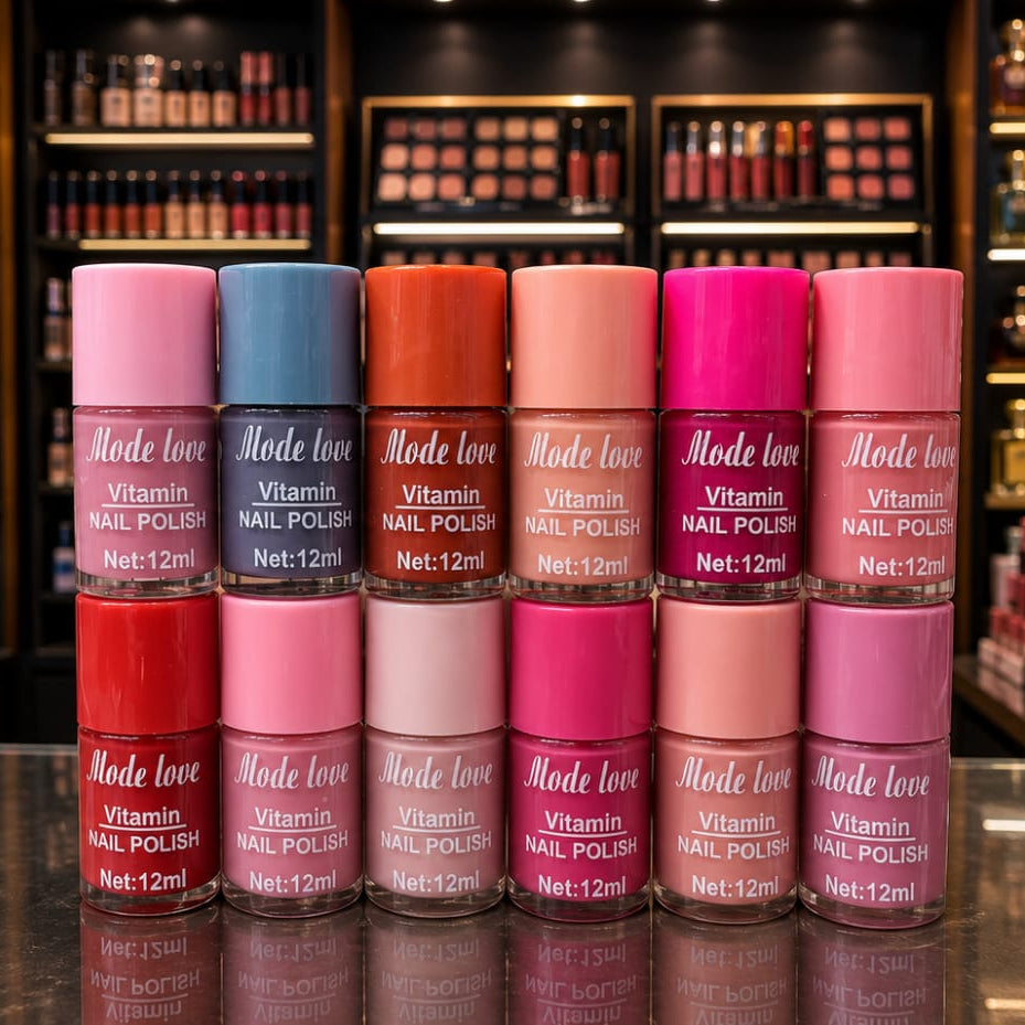 Mode love permit nail polish - 12 Pcs Set - Buy Online in Pakistan at Cosmia.pk