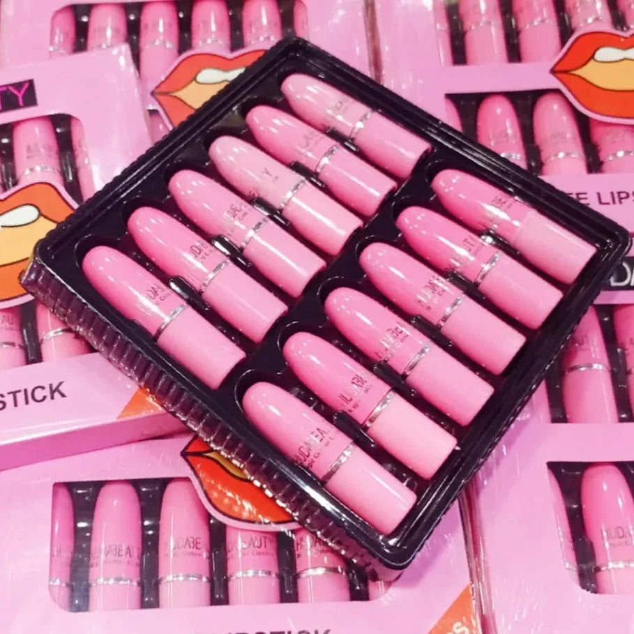 HUDA BEAUTY Lipstick 12Pcs Box - Buy Online in Pakistan at Cosmia.pk
