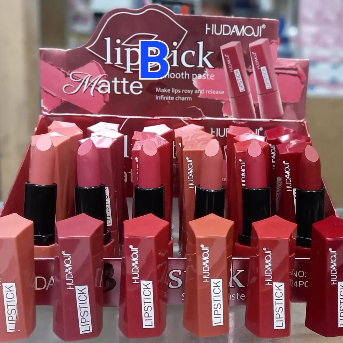 6 Pcs Huda Moji Matte Lipstick - Buy Online in Pakistan at Cosmia.pk