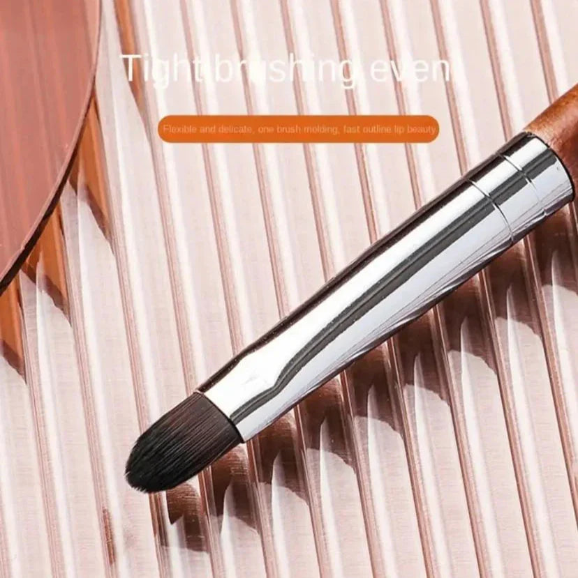 MUF304 Concealer Lip Brush with Wood Handle & Aluminium Tube - Buy Online in Pakistan at Cosmia.pk