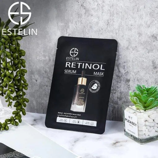 ESTELIN Retinol Anti-Wrinkle Serum Mask Sheets - Buy Online in Pakistan at Cosmia.pk