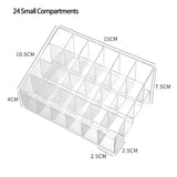 Acrylic Lipstick Nail Polish And Jewellery Display Rack 24 - Grid - Buy Online in Pakistan at Cosmia.pk