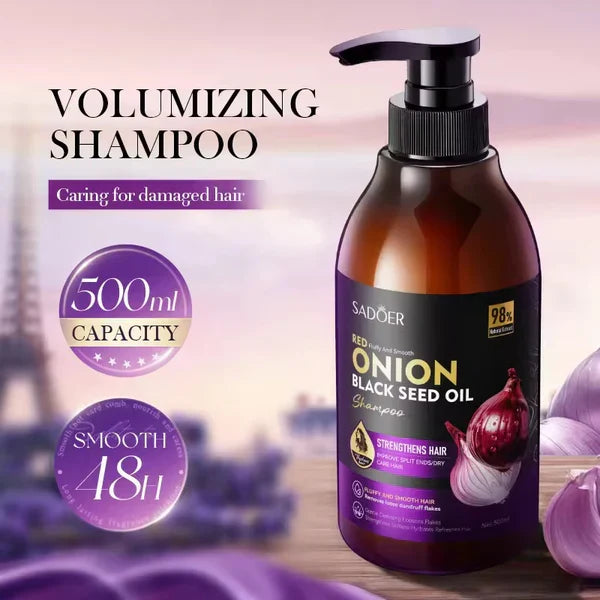 Sadoer Red Onion Black Seed Oil Shampoo – 500ml - Buy Online in Pakistan at Cosmia.pk