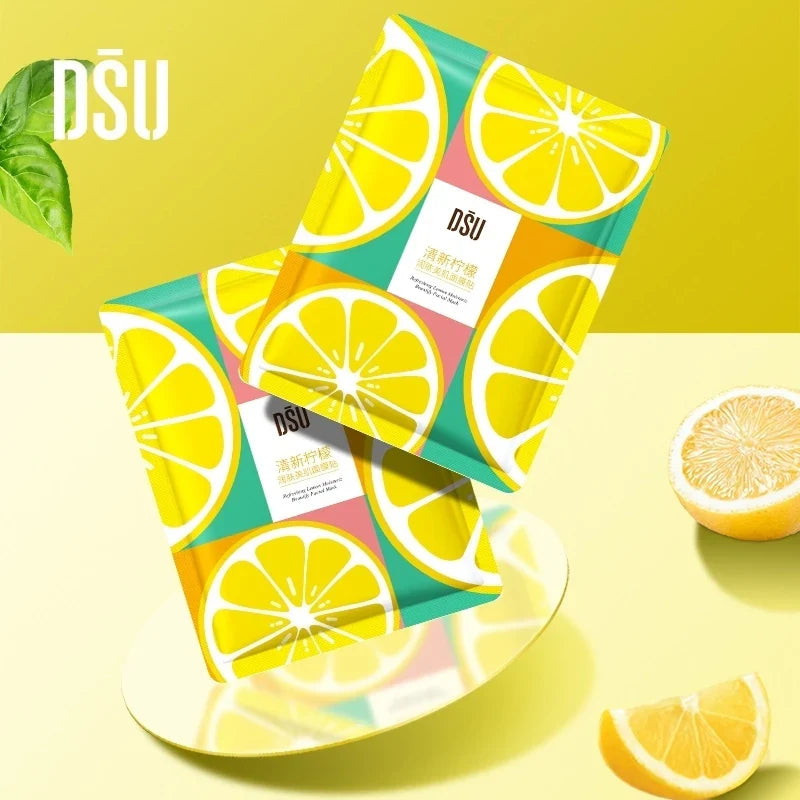 DSU Lemon Fruit Plant Sheet Mask - Buy Online in Pakistan at Cosmia.pk