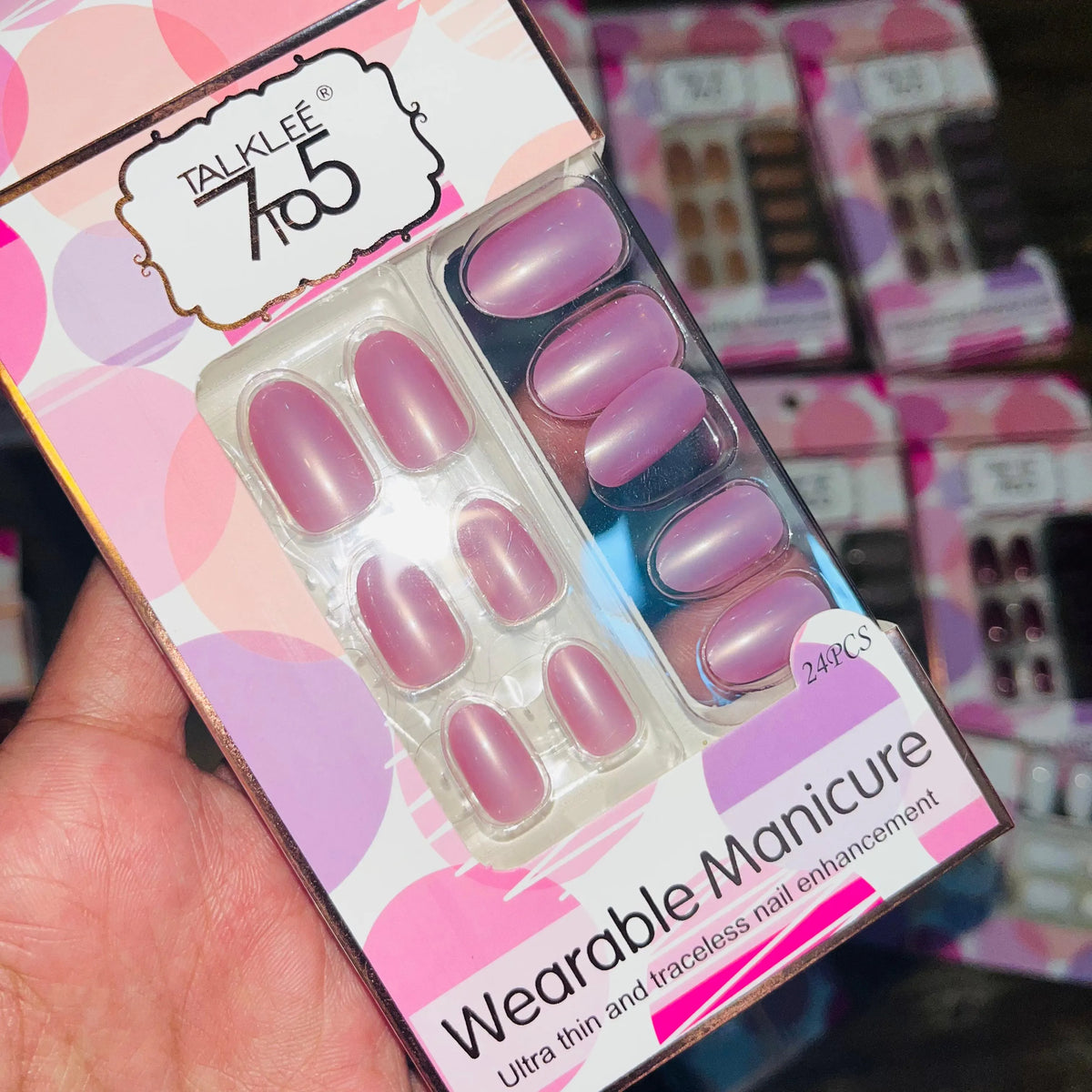 7To5 Talklee Wearable Artifical Nails With Free Stickers - Buy Online in Pakistan at Cosmia.pk