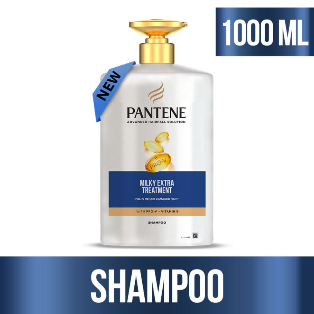 Pantene Milky Extra Treatment Shampoo 1000ml - Buy Online in Pakistan at Cosmia.pk