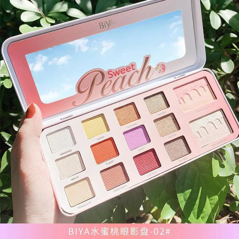 BIYA Korean Sweet Peach Eyeshadow Palette - Buy Online in Pakistan at Cosmia.pk