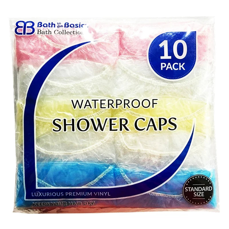 Waterproof Shower Cap Pack of 10 - Buy Online in Pakistan at Cosmia.pk