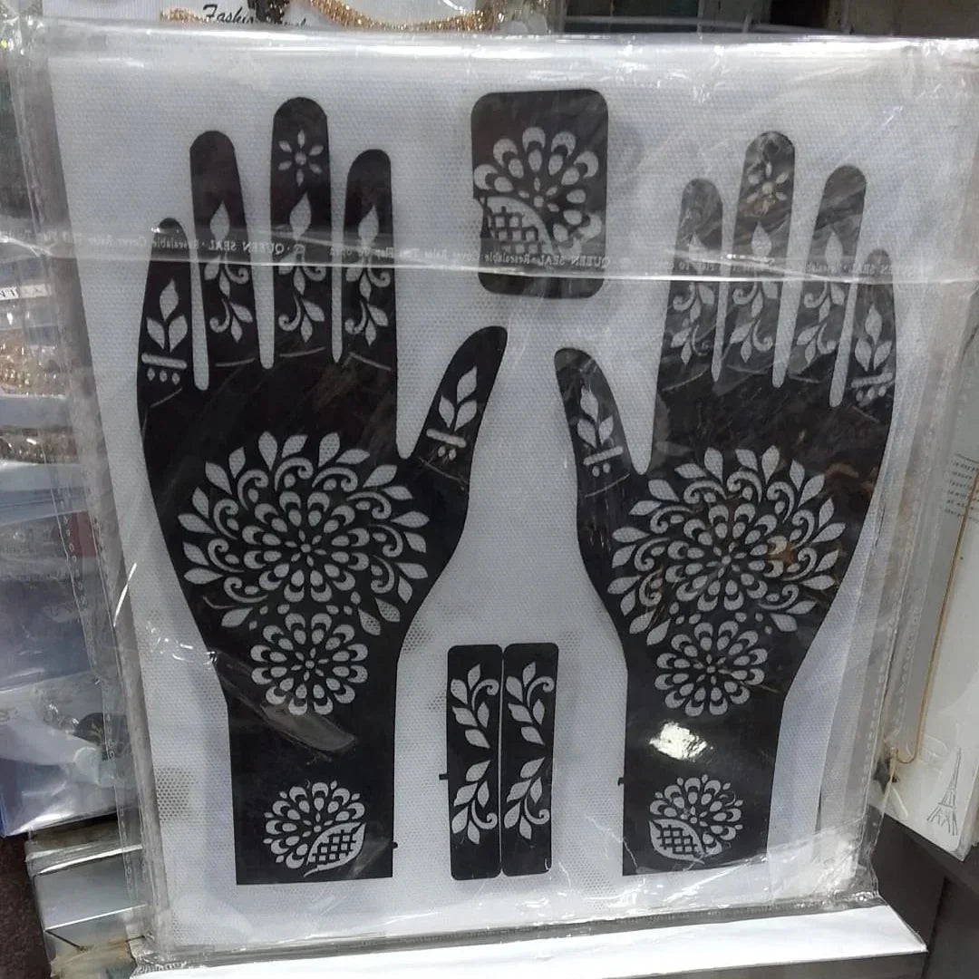 full hand mehndi sticker stencils for henna - Buy Online in Pakistan at Cosmia.pk