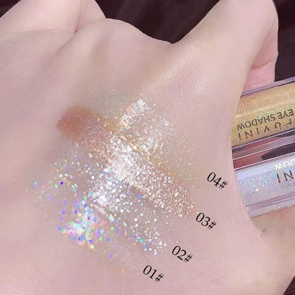 Romantic Charm Glitter Liquid Eyeshadow - Pack Of 4 - Buy Online in Pakistan at Cosmia.pk