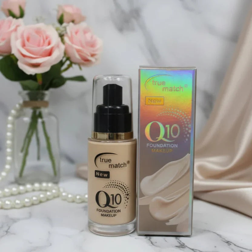 True Match Q10 Foundation Makeup – Anti-Aging, Hydrating, Medium Coverage - Buy Online in Pakistan at Cosmia.pk