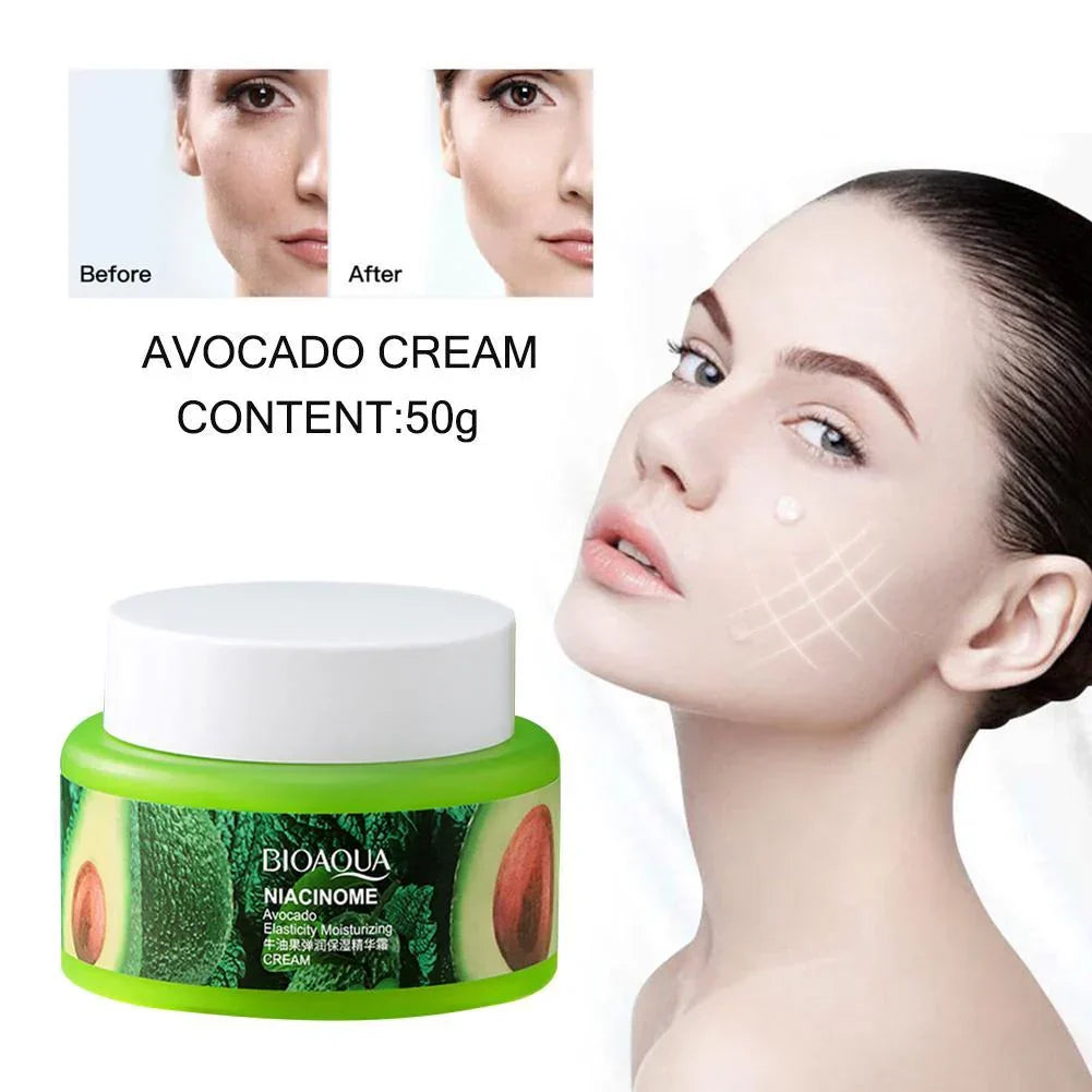 Bioaqua Avocado Moisturizer-Face Whitening Cream - 50gm - Buy Online in Pakistan at Cosmia.pk