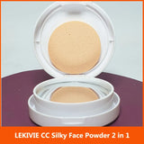 Lekivie CC Silky White Face Powder 2 in 1 - Buy Online in Pakistan at Cosmia.pk