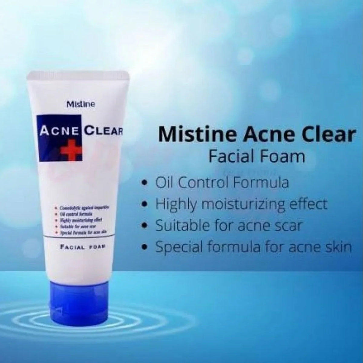 Mistine Acne Clear Facial Foam - 85ml - Buy Online in Pakistan at Cosmia.pk