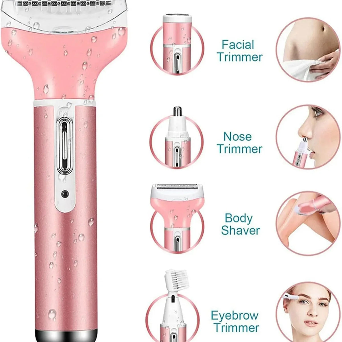 4 In 1 Rechargeable Groomer Kit - Buy Online in Pakistan at Cosmia.pk