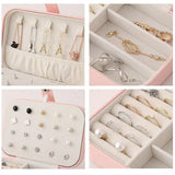 Velvet Multi‑function Jewelry Storage Box - Buy Online in Pakistan at Cosmia.pk