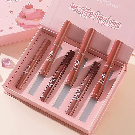 Dragon Ranee Matte Lip Gloss Set (6 Pcs) - Buy Online in Pakistan at Cosmia.pk