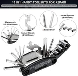 16 in 1 Bike Repair Tool Kit, Portable Multi Function Accessories Set - Buy Online in Pakistan at Cosmia.pk
