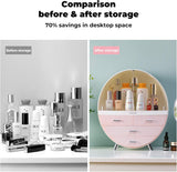 Oval Shaped Cosmetic Organizer - Buy Online in Pakistan at Cosmia.pk