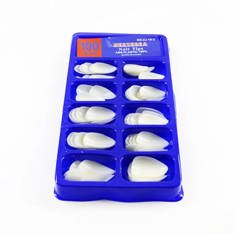 100-Pcs Natural Transparent Artificial Nails - Buy Online in Pakistan at Cosmia.pk
