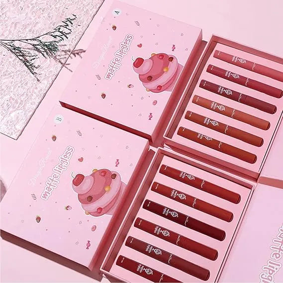 Dragon Ranee Matte Lip Gloss Set (6 Pcs) - Buy Online in Pakistan at Cosmia.pk