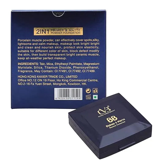 CVB Primer & Matte Powder Foundation – 2-in-1 Flawless Base - Buy Online in Pakistan at Cosmia.pk
