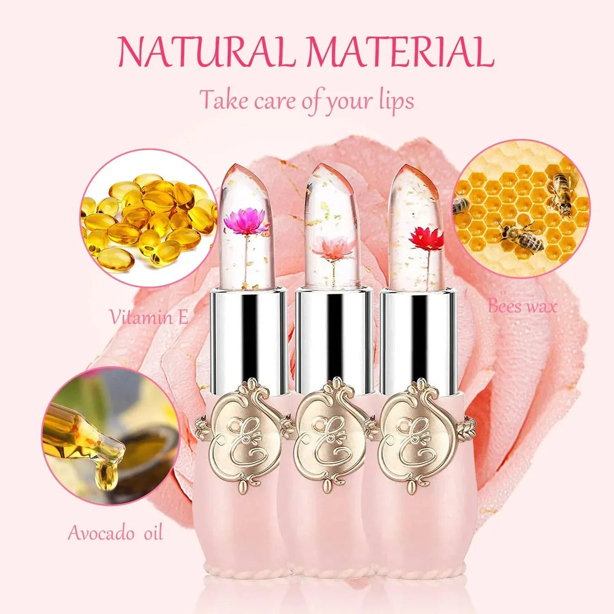 Crystal Flower Jelly Lipstick - Each - Buy Online in Pakistan at Cosmia.pk