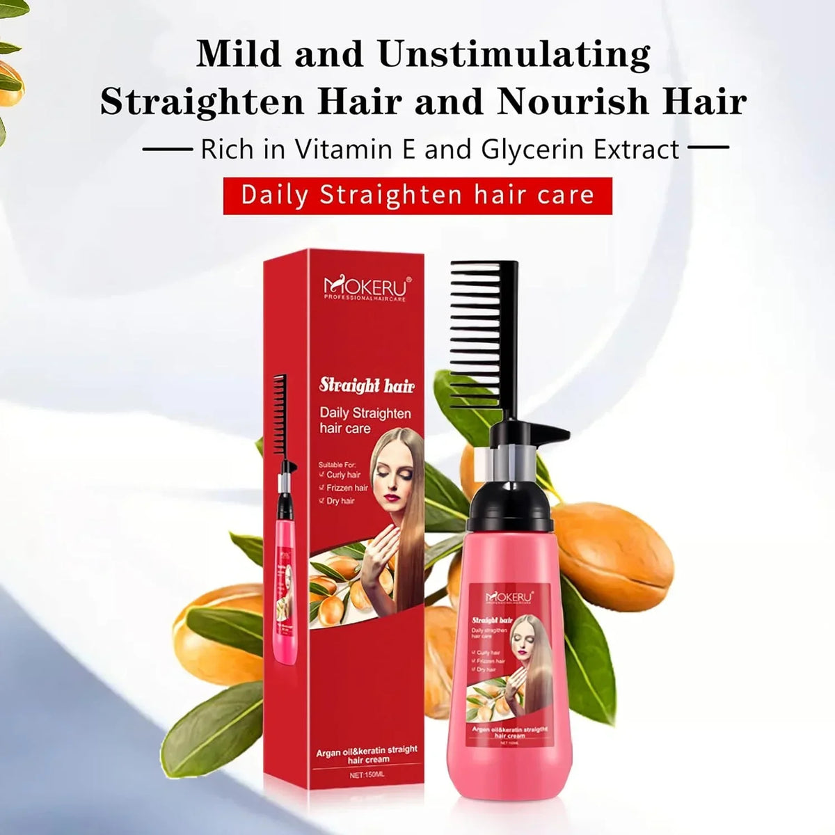 Mokeru Keratin Hair Straightening Cream 150ml - Buy Online in Pakistan at Cosmia.pk